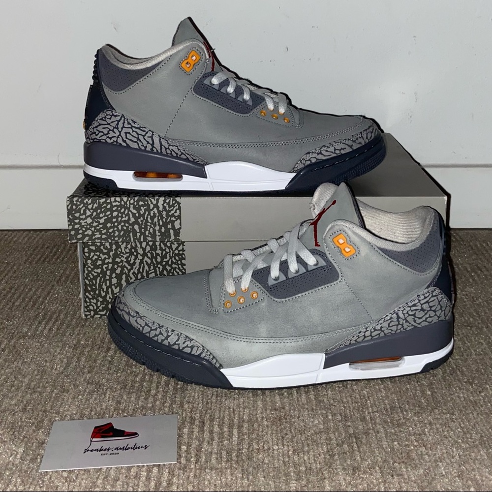 SOLD ❌ Jordan 3 Cool Grey Size 9.5